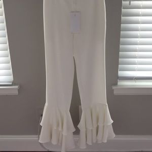 Endless Rose bell bottom white pants